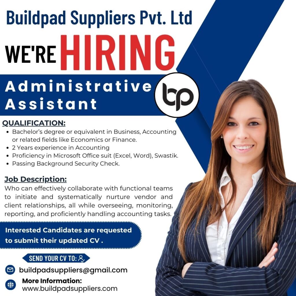 Buildpad suppliers job vacancy